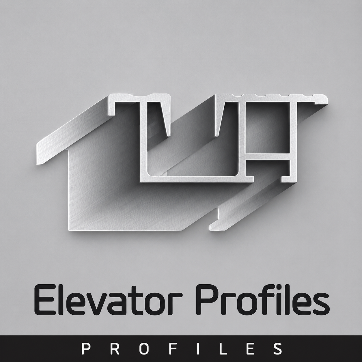 Elevator aluminium profile for cabin and frame applications