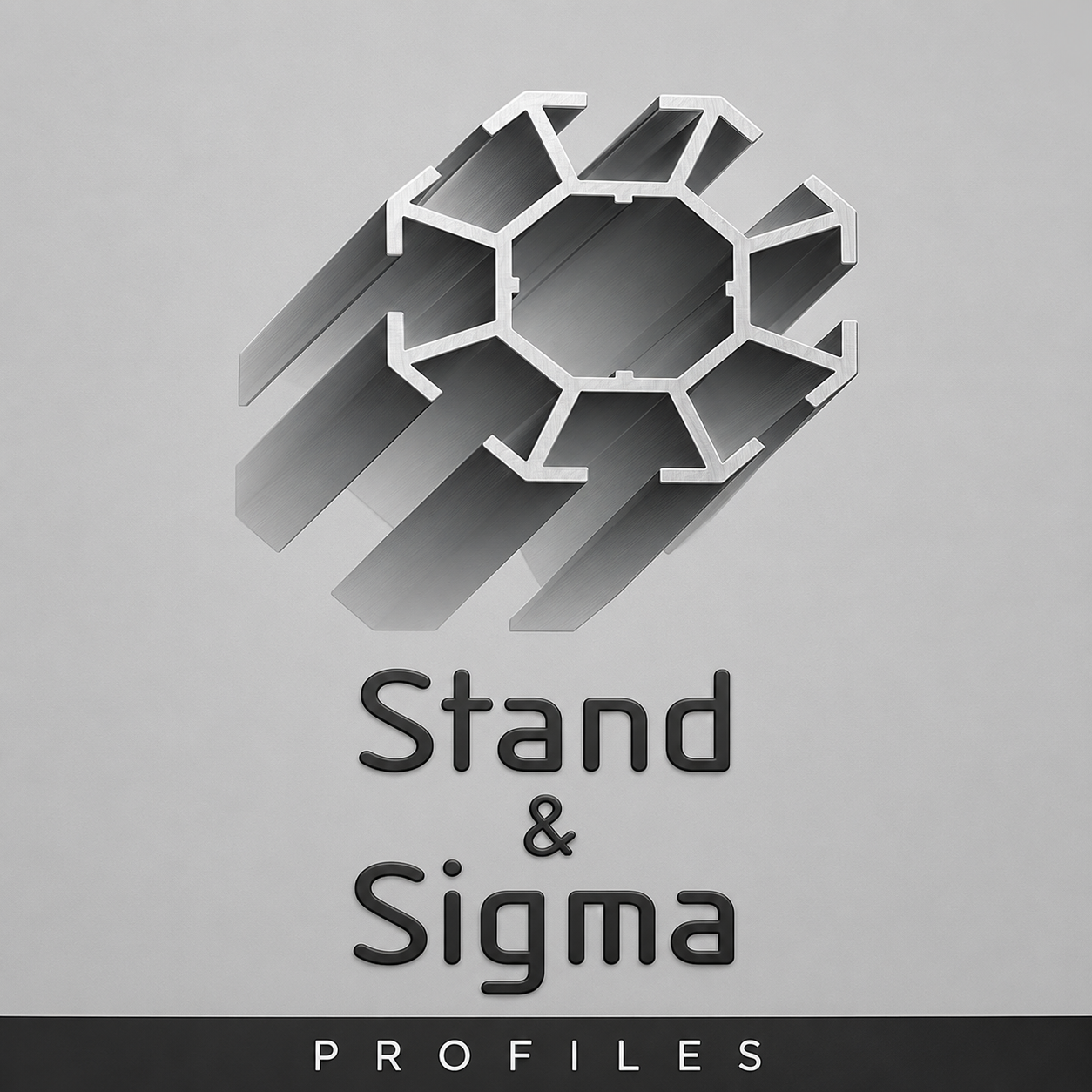 Stand and sigma aluminium profile for modular assembly systems