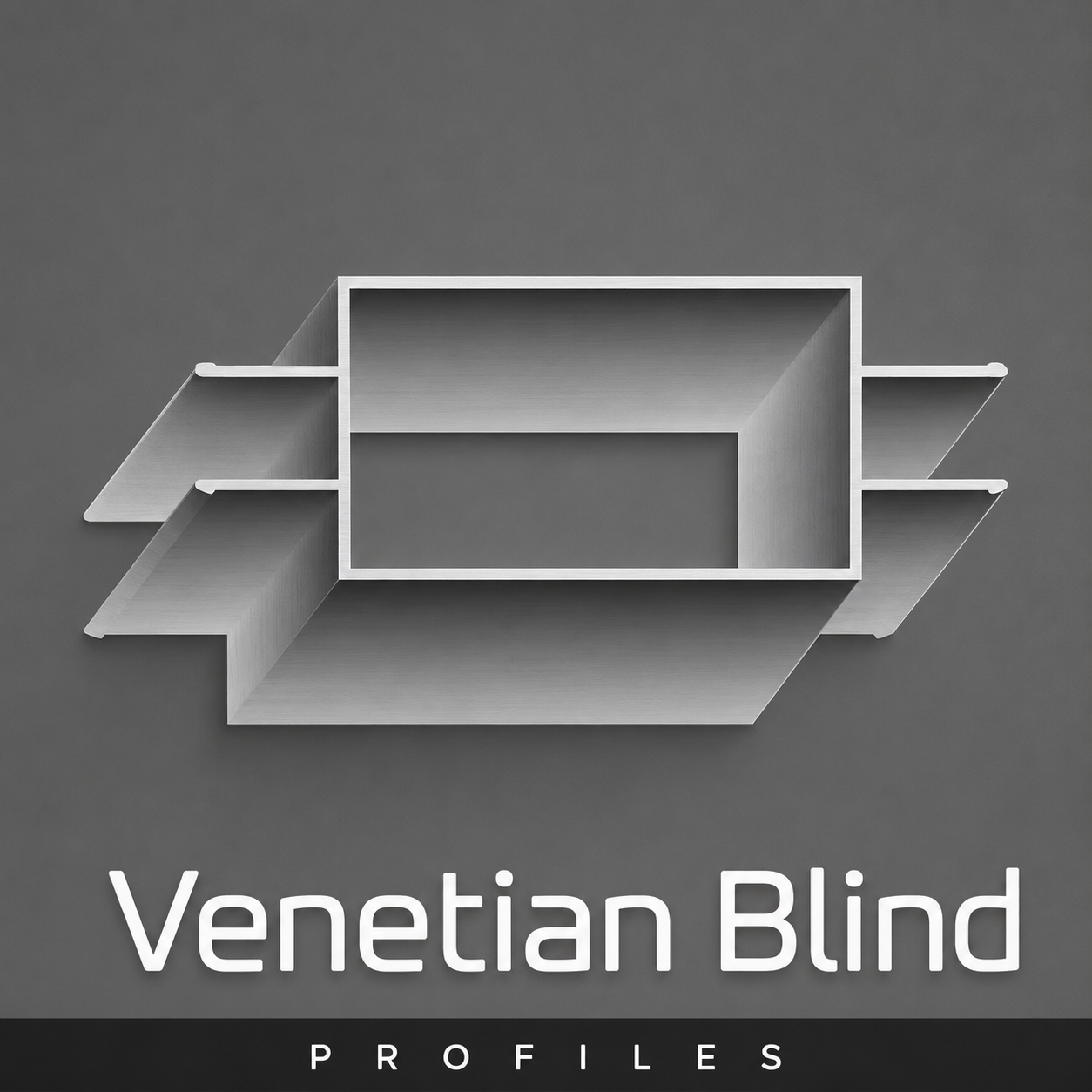 Venetian blind aluminium profile for shading system components