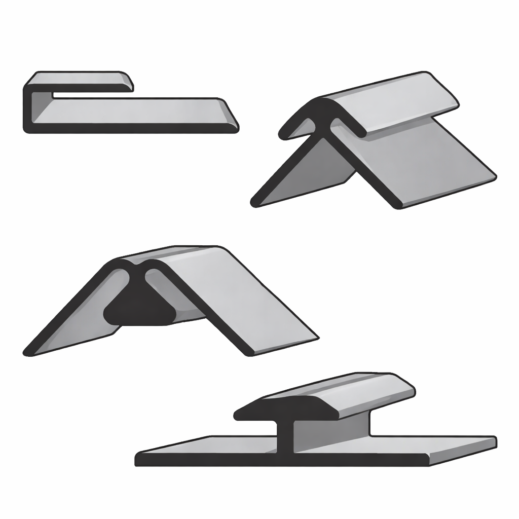 Aluminium wallboard profiles — drywall and plasterboard edge trim by Aluprofilium