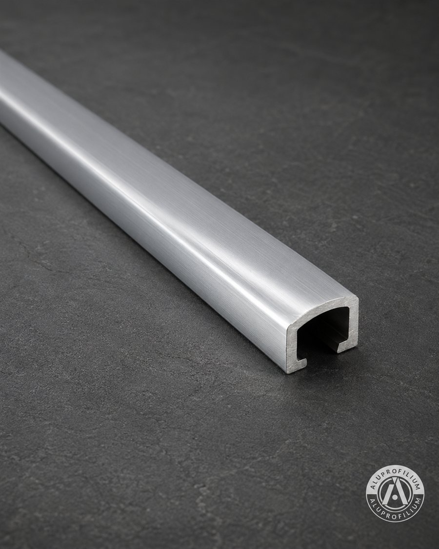 Decorative aluminum listello profile for wall and tile finishing